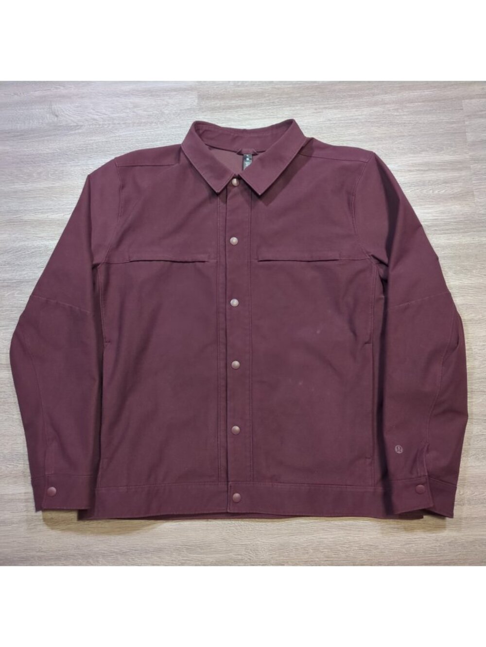Lululemon City Excursion Snap Jacket Men’s XL Cassis Maroon LM3CZGS Utilitech